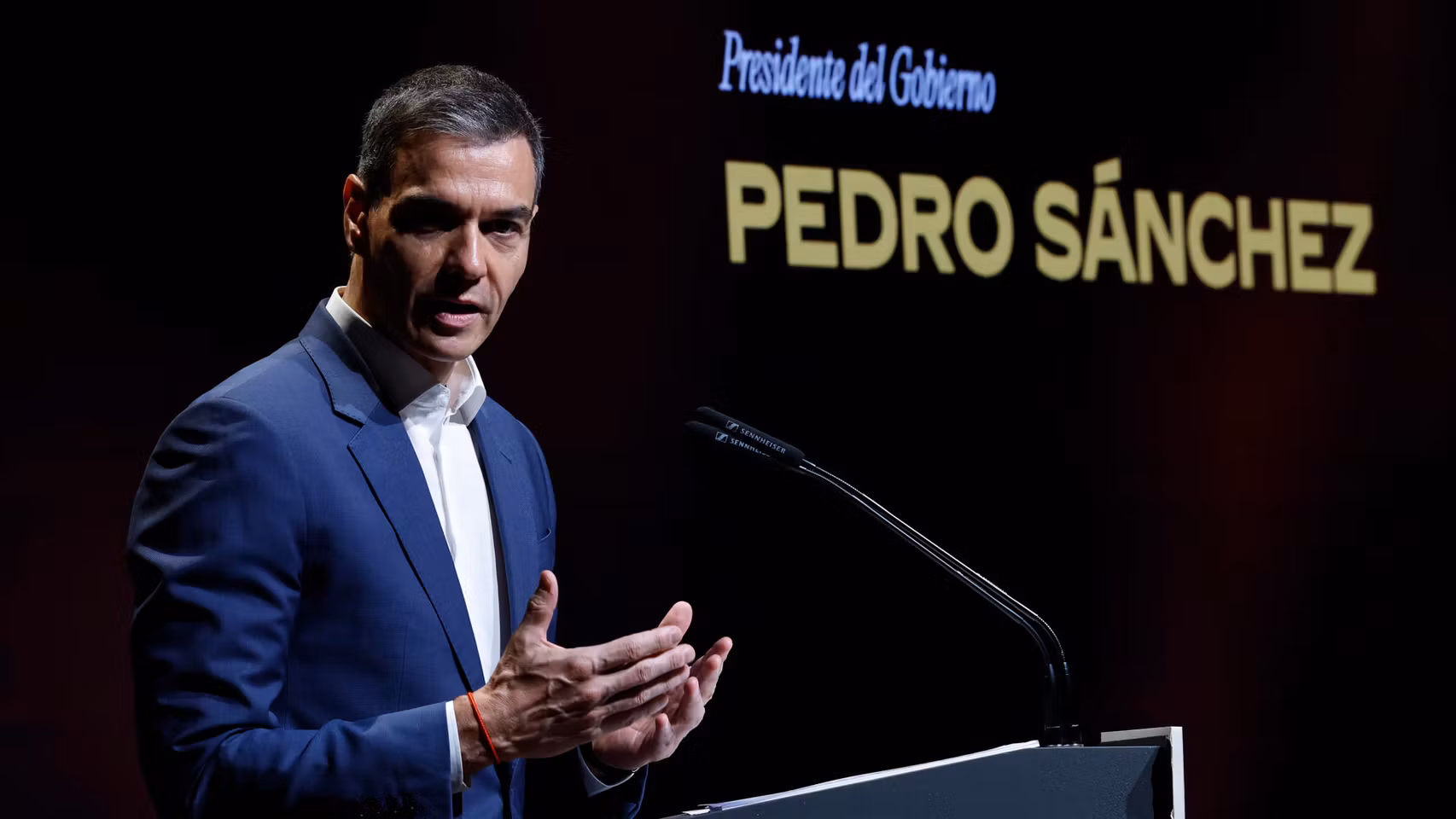 El presidente del Gobierno, Pedro Sánchez, durante la presentación este martes del Plan de Integración y Ciudadanía.