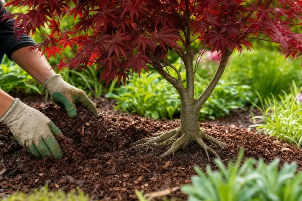 Arce japonés con hojas secas: el truco natural para salvar su Acer palmatum