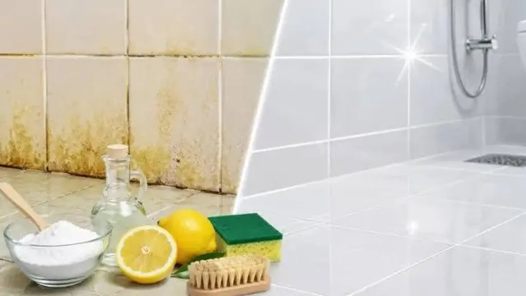 Azulejos de baño brillantes: el truco del bicarbonato de sodio contra la cal