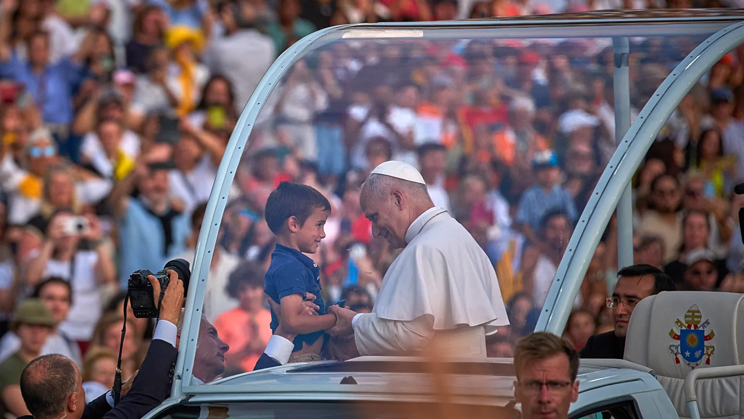 Image of Joaquim with the Pope, Barcelona, June 2026