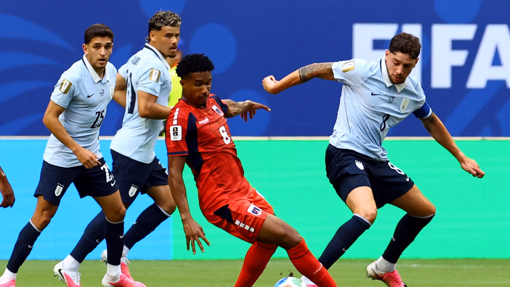 Fede Valverde, durante el partido de Uruguay contra Cabo Verde