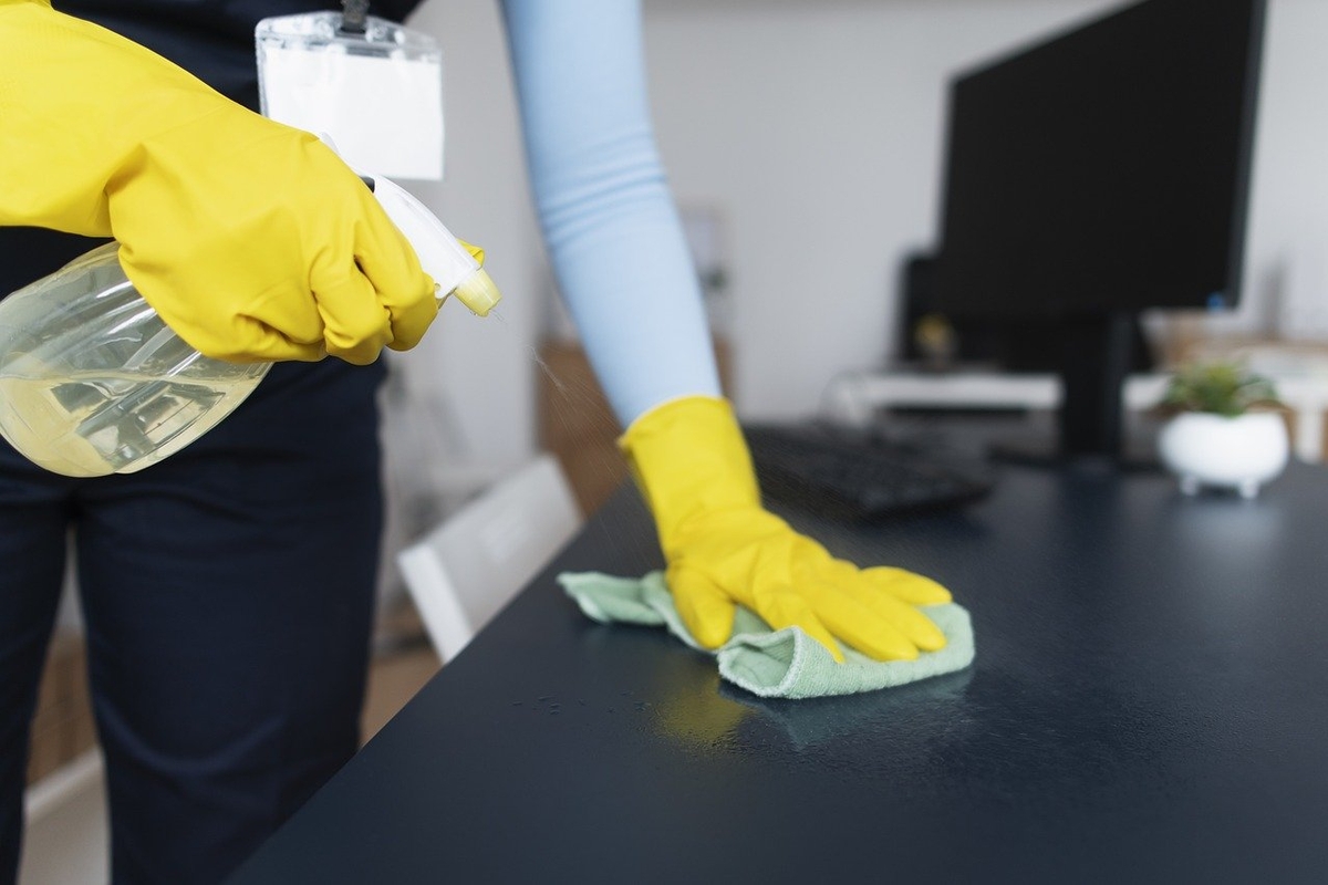 Una empleada del hogar durante su jornada laboral (Pixabay)