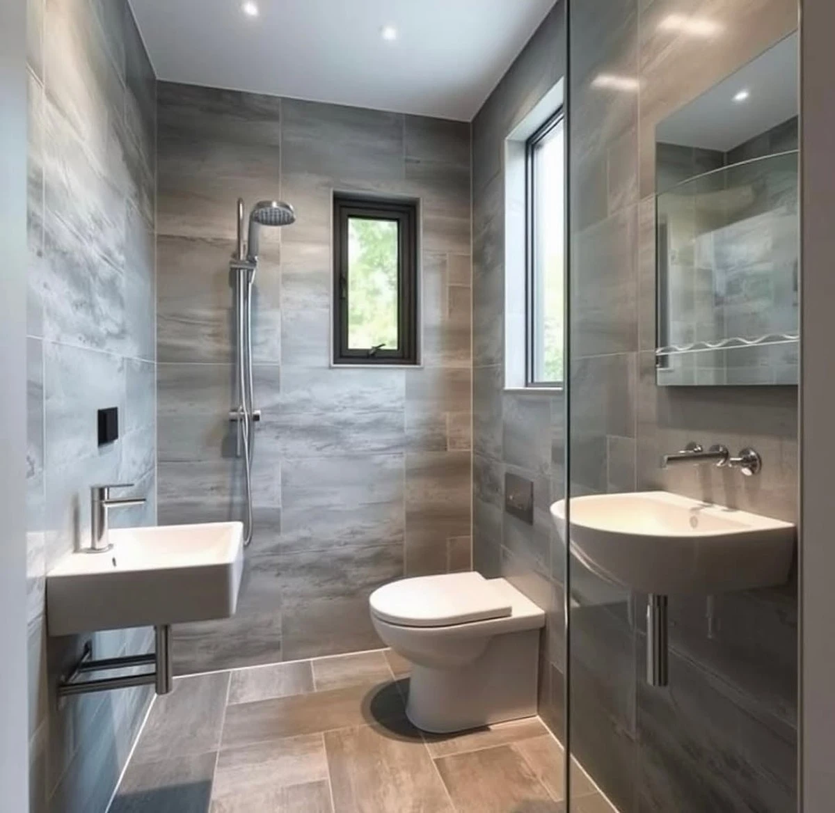 Baño pequeño: 7 trucos de diseño de interiores para duplicar el espacio sin obras - image 1
