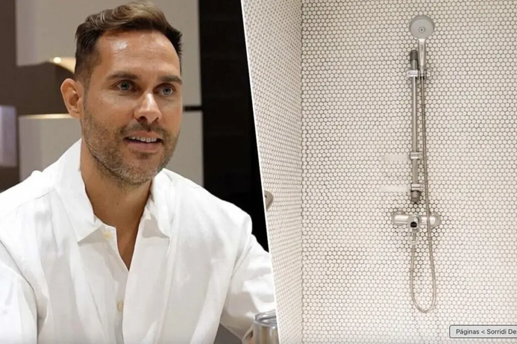 Baño pequeño: el truco de Félix García para ganar metros sin obras costosas