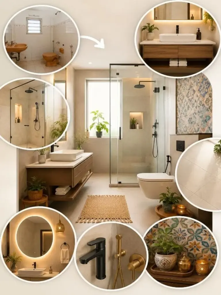Baño renovado sin obras: 6 claves de diseño de interiores moderno para transformarlo