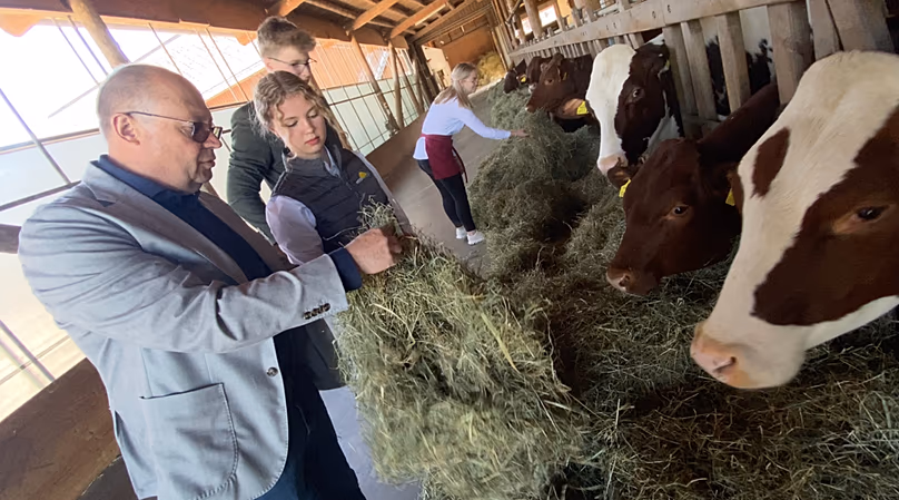 Forming the farmers of the future. Students at Winklhof Farming School