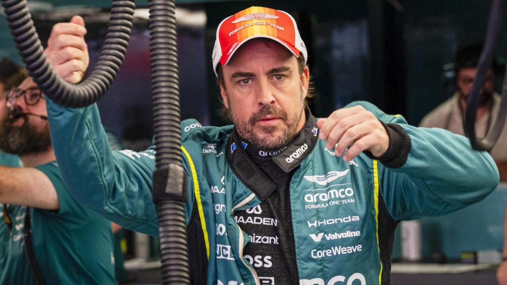 Fernando Alonso, durante el Gran Premio de Barcelona-Cataluña.