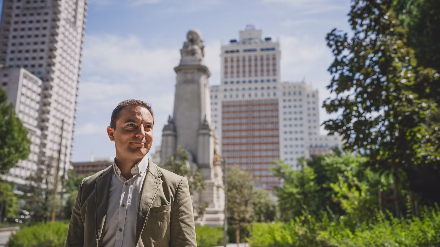 El socialista Juan Lobato, durante la entrevista con EL ESPAÑOL.