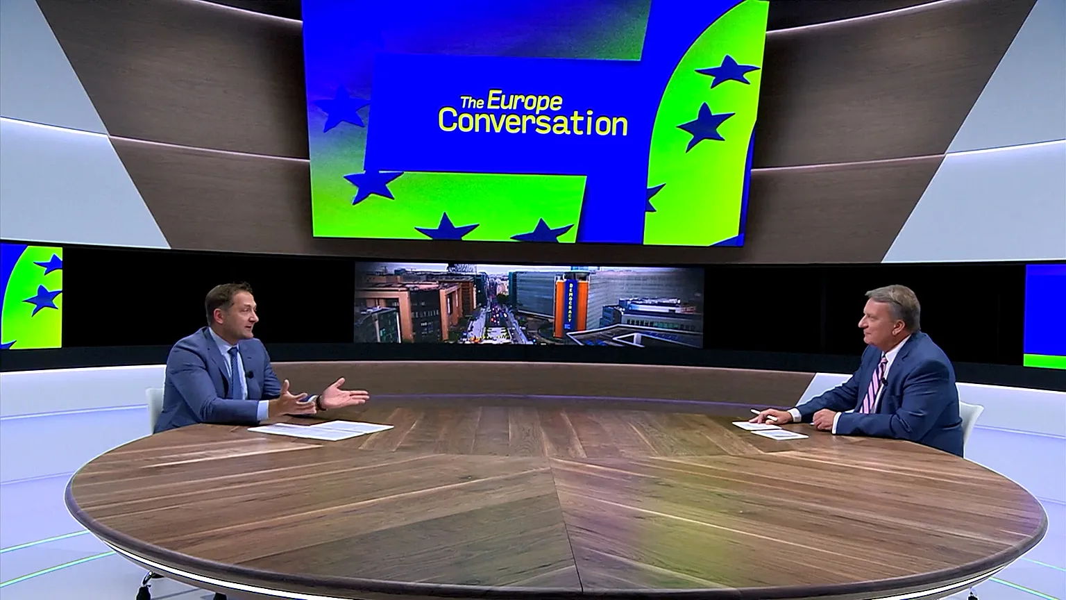 Christophe Hansen European Commissioner for Agriculture and Food, during an interview with Euronews at the European Commission on 9 June 2026.