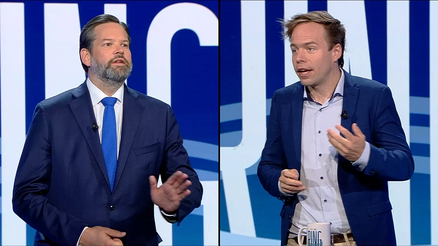 MEPs Lukas Mandl (European People's Party) and Rasmus Andresen (The Greens/EFA)