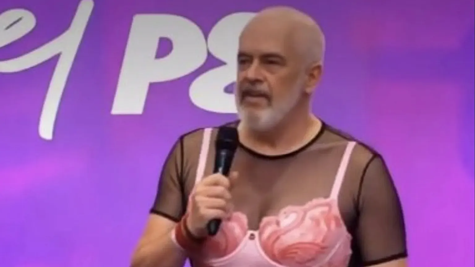 Screenshot of an AI video Albania's Prime Minister Edi Rama posted on Instagram, 8 June, 2026
