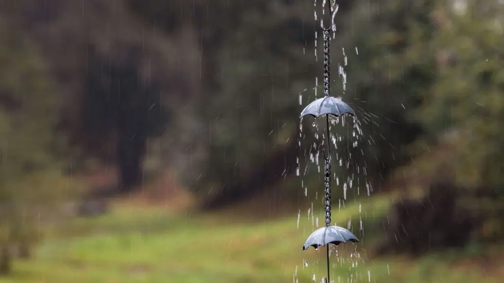 Cadenas de lluvia: el método japonés para la recolección de agua de lluvia