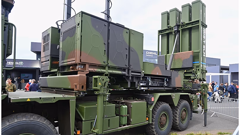 An IRIS-T SLM system at this year's ILA, 13 June 2026