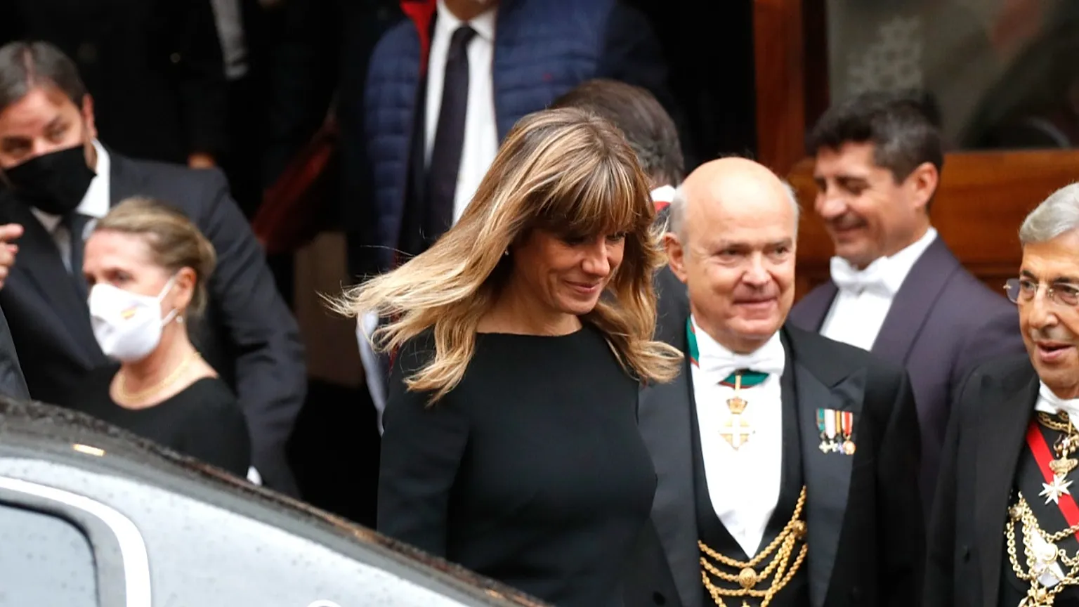 FILE: Begoña Gómez at the Vatican on Saturday 24 October 2020.
