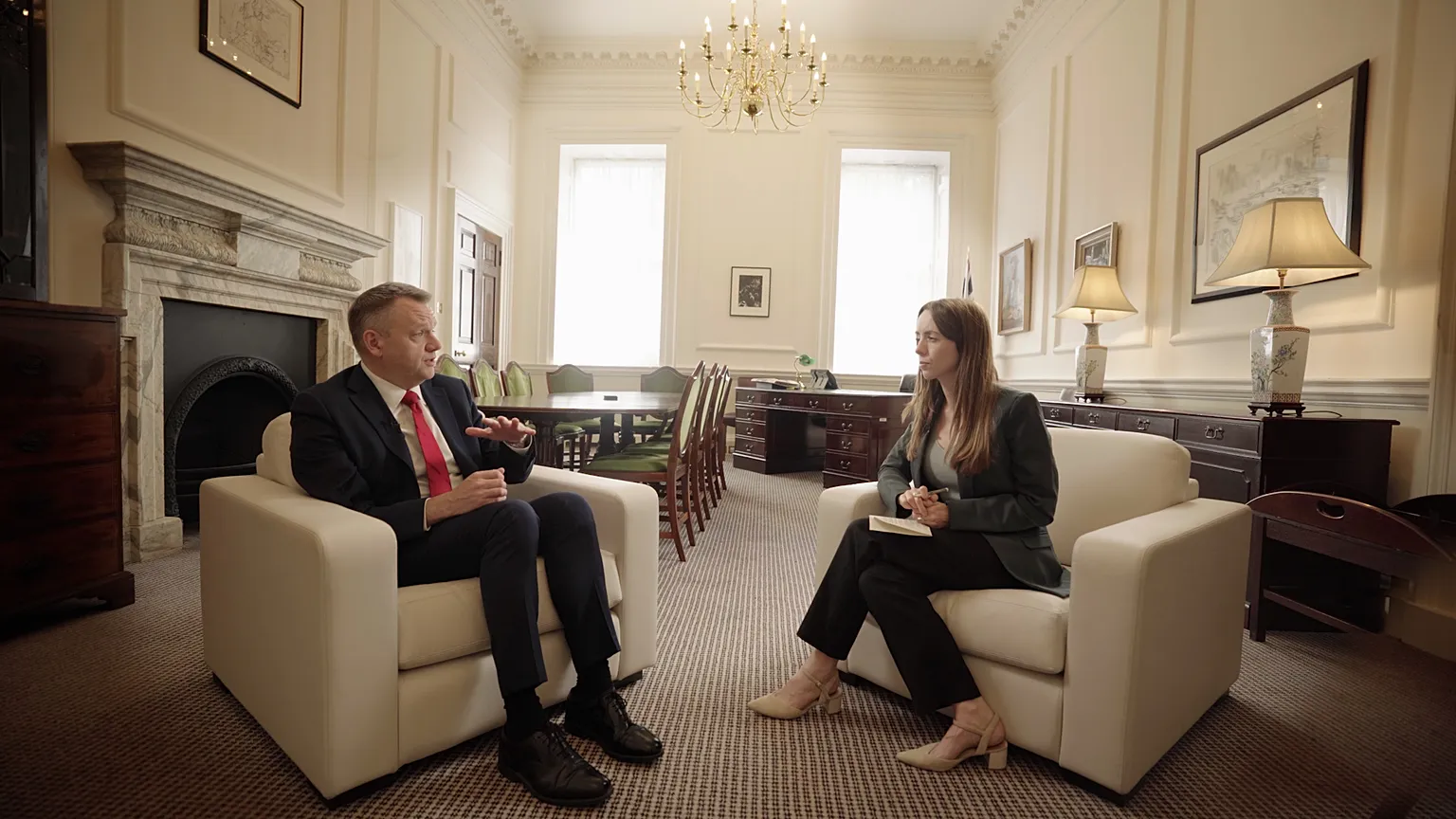 Minister Nick Thomas-Symonds speaks to Euronews in London, June 16, 2026