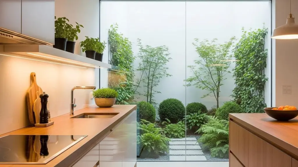 Cocina oscura y pequeña: el truco de diseño de interiores para ampliarla
