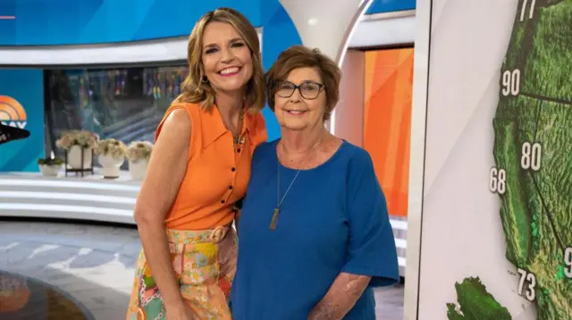 Savannah Guthrie y su madre Nancy Guthrie el jueves 15 de junio de 2023.