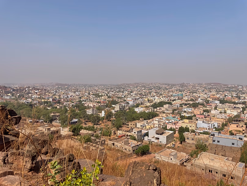 An aerial view of Bamako, 25 April, 2026