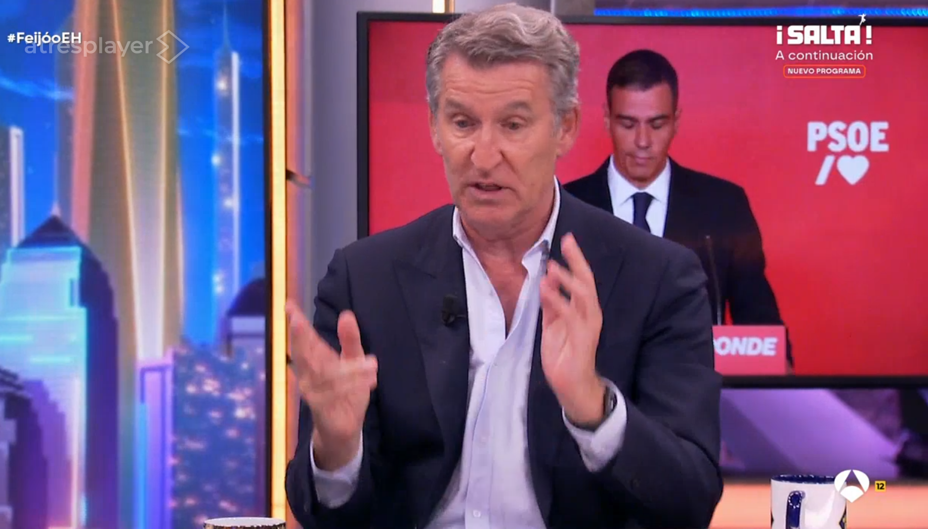 Alberto Núñez Feijóo este miércoles en 'El Hormiguero'.