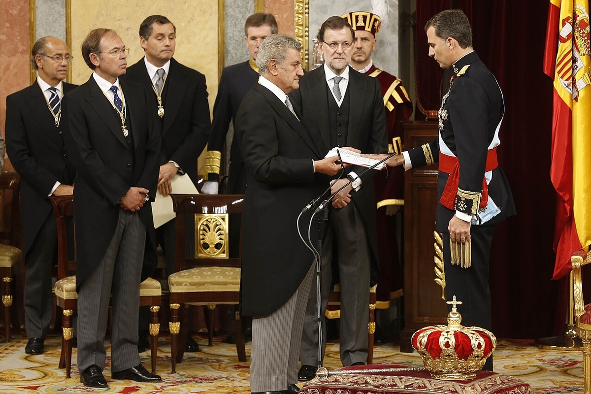 Felipe VI el día de su coronación, 2014. (CASA DE S.M. EL REY).