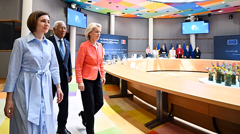 EU-Moldova summit in Brussels.