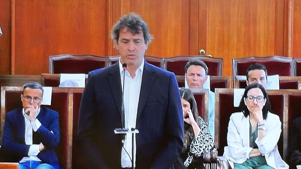 David Sánchez declara ante la Audiencia de Badajoz.