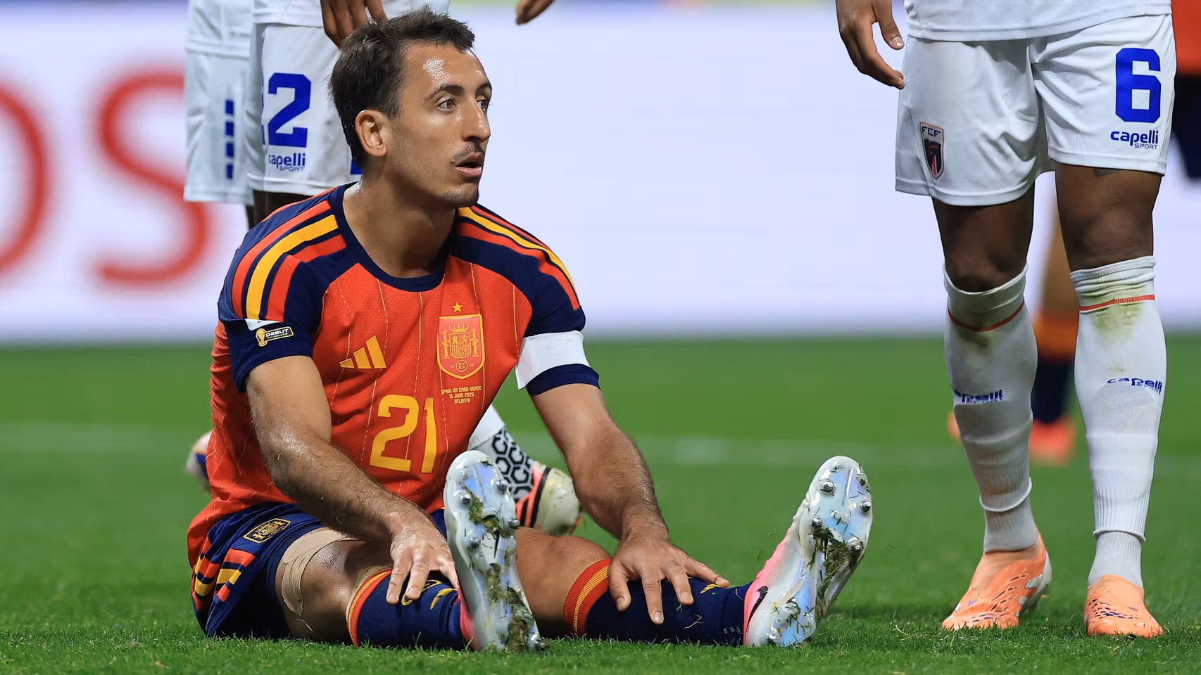 Oyarzabal, en el partido ante Cabo Verde.