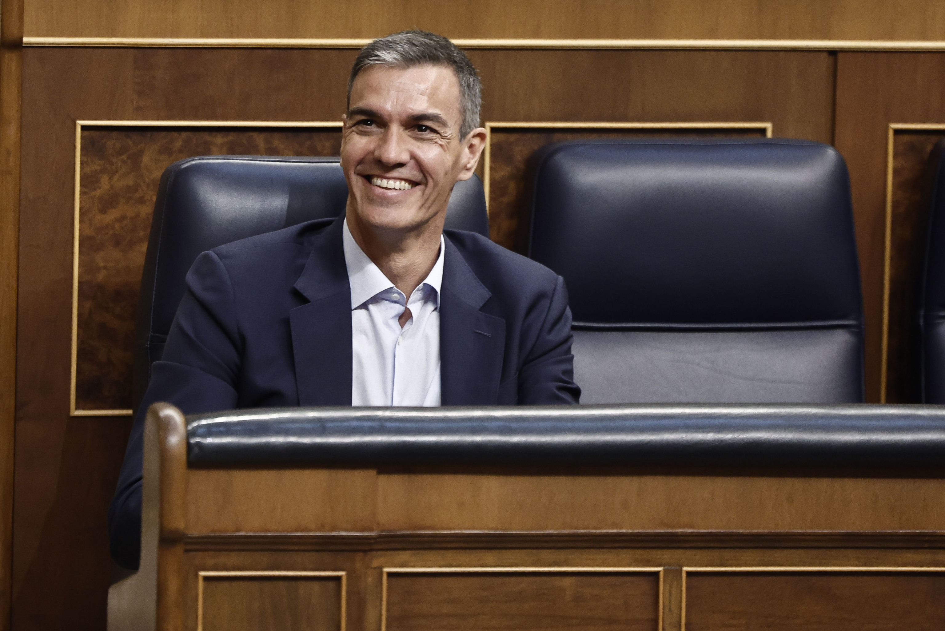Pedro Sánchez, en el Congreso.