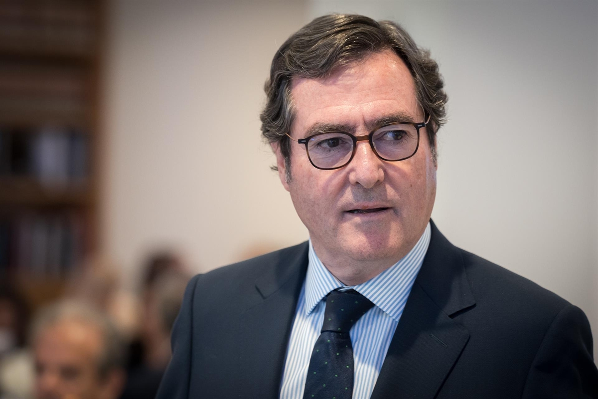 El presidente de la CEOE, Antonio Garamendi.