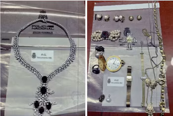Las joyas de Zapatero enviadas para su tasación. (Europa Press)