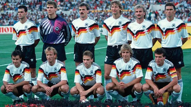 La selección de República Federal de Alemania en 1990