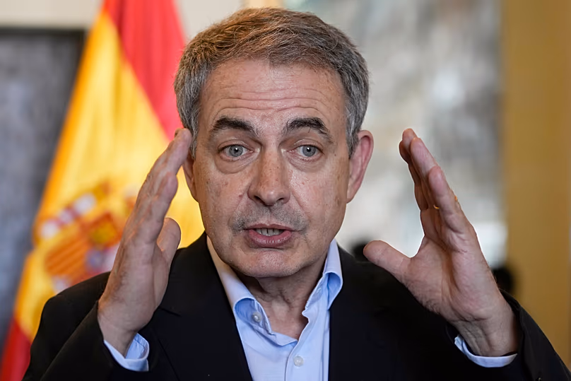 Former Prime Minister José Luis Rodríguez Zapatero arrives at the National Court in Madrid, 17 June, 2026