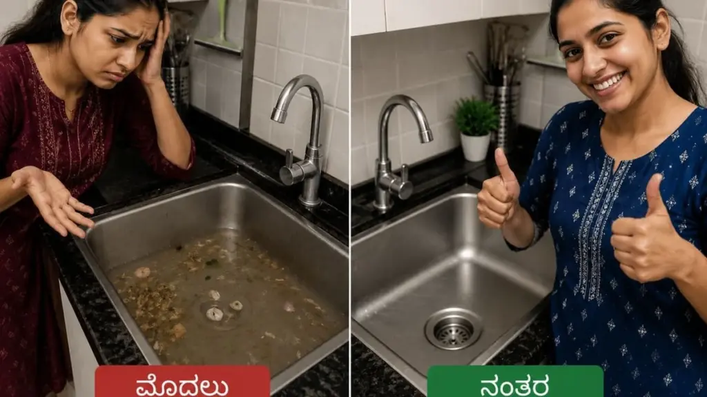 Fregadero atascado: el truco del Bicarbonato de sodio para no llamar al fontanero