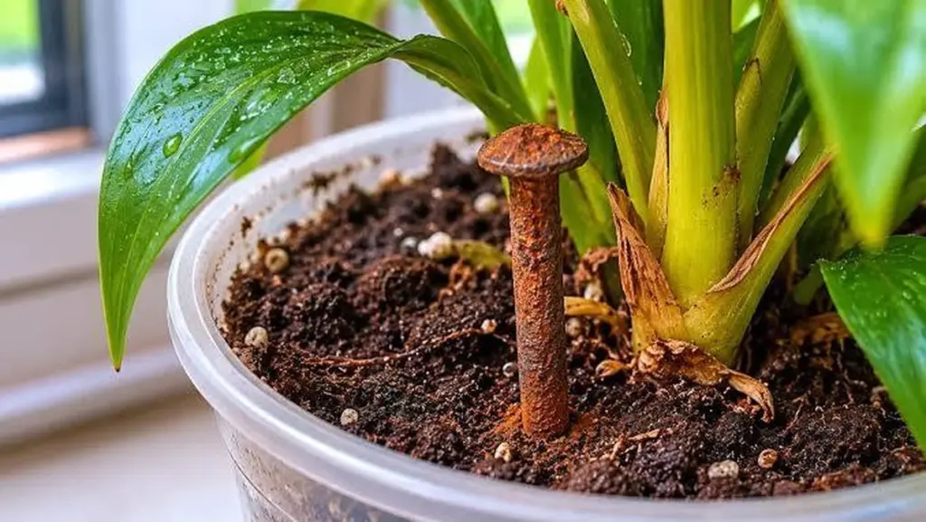 Hojas amarillas: el truco del hierro para salvar tus plantas de interior