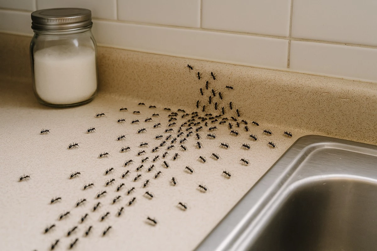 Hormiga en la cocina: el truco del polvo para hornear que las elimina - image 1