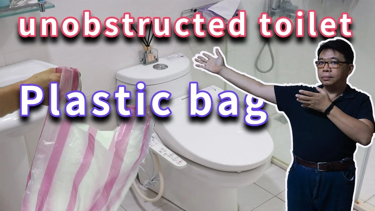 Inodoro atascado: el truco de la bolsa de plástico para arreglarlo en segundos - image 1