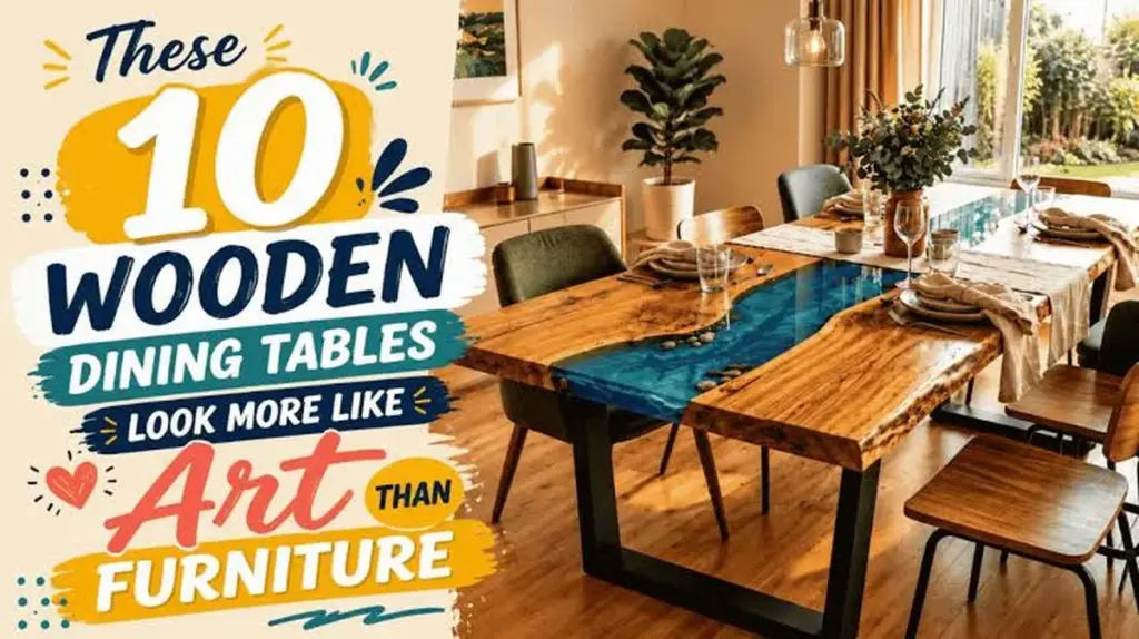 Mesa de comedor de madera: el secreto de diseño de interiores para tu salón