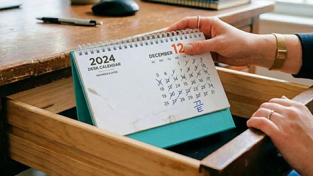 No tires tu Calendario de mesa: el truco de reciclaje para ordenar cajones en 5 minutos