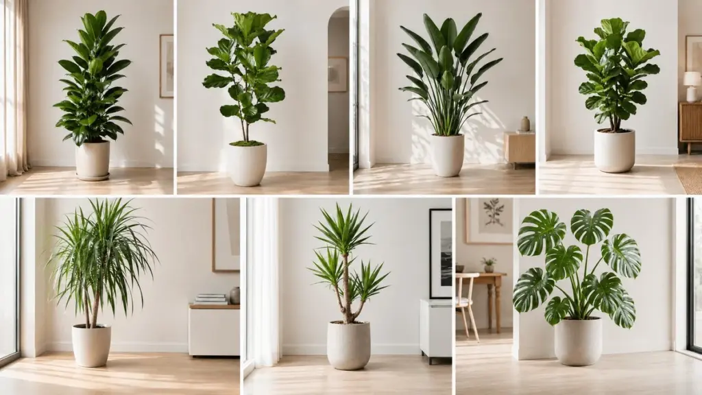 Plantas de interior XXL: el truco del Gomero altissima para salones de lujo