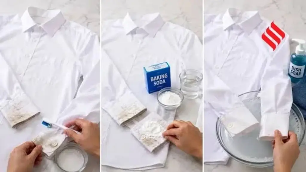 Puño de la camisa negro: el truco de 15 minutos para dejarlo como nuevo