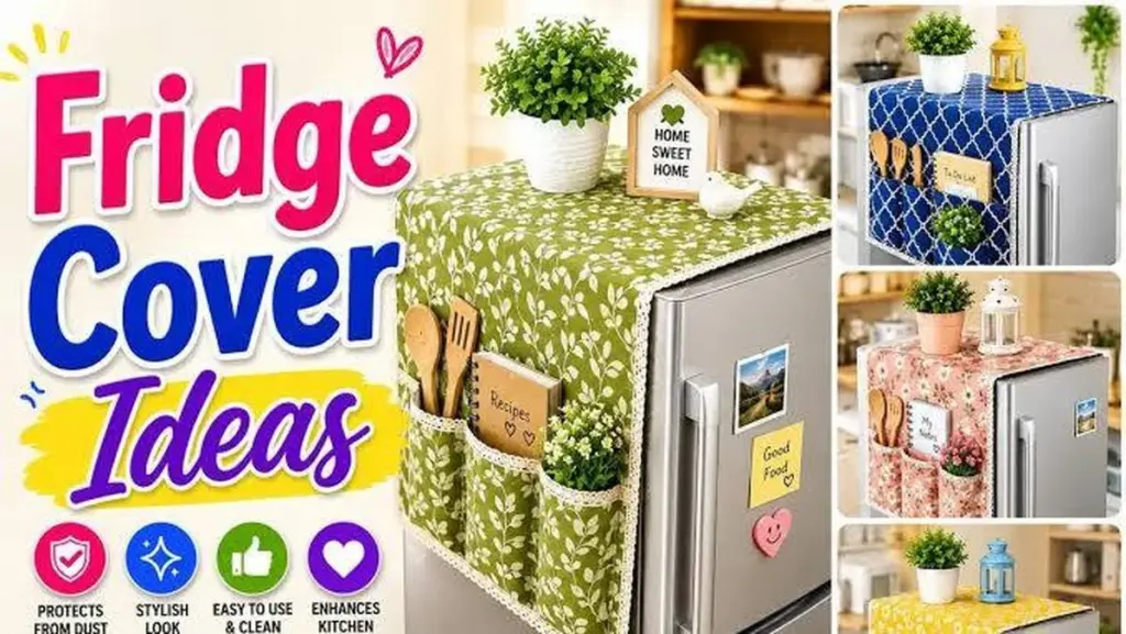 Refrigerador impecable: la funda para refrigerador que renueva tu cocina sin obras