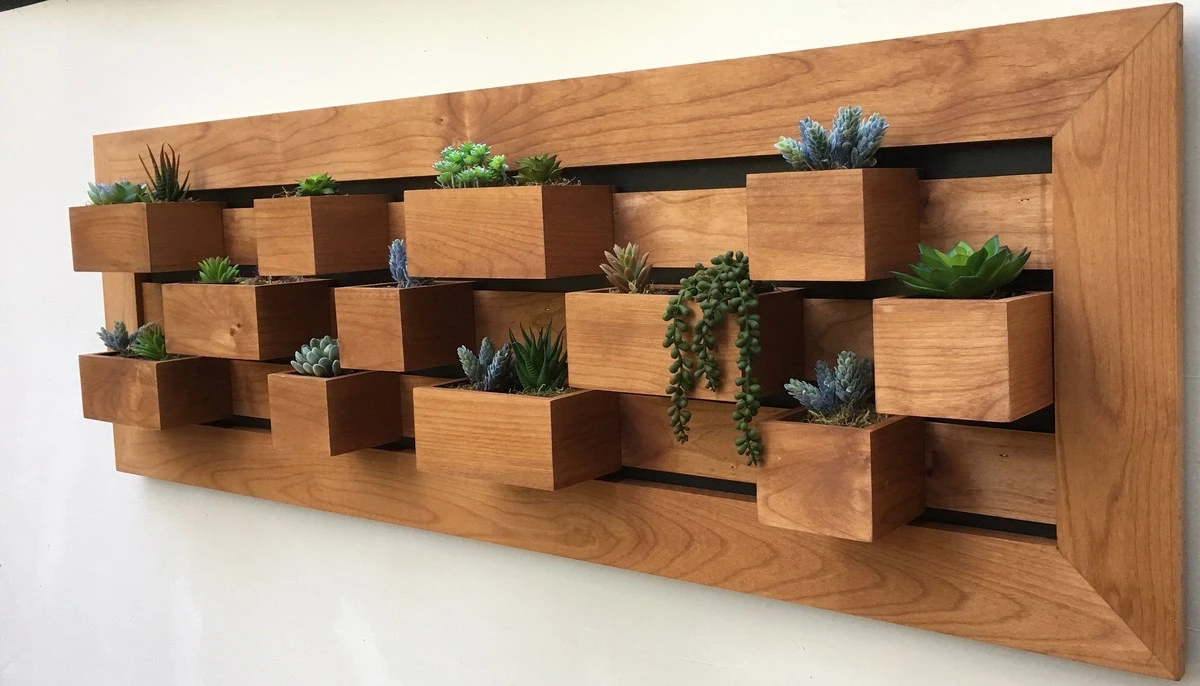 Sala de estar de lujo: usa estas macetas de pared modernas para transformarla - image 1