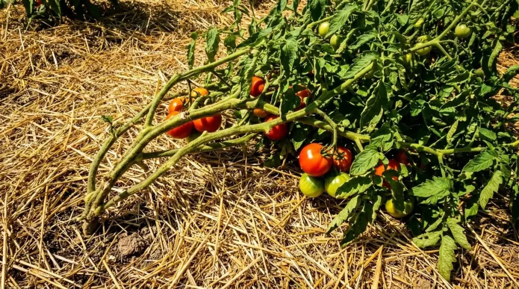 Tomate gigante sin cañas: la técnica de tumbado en el suelo que ahorra agua