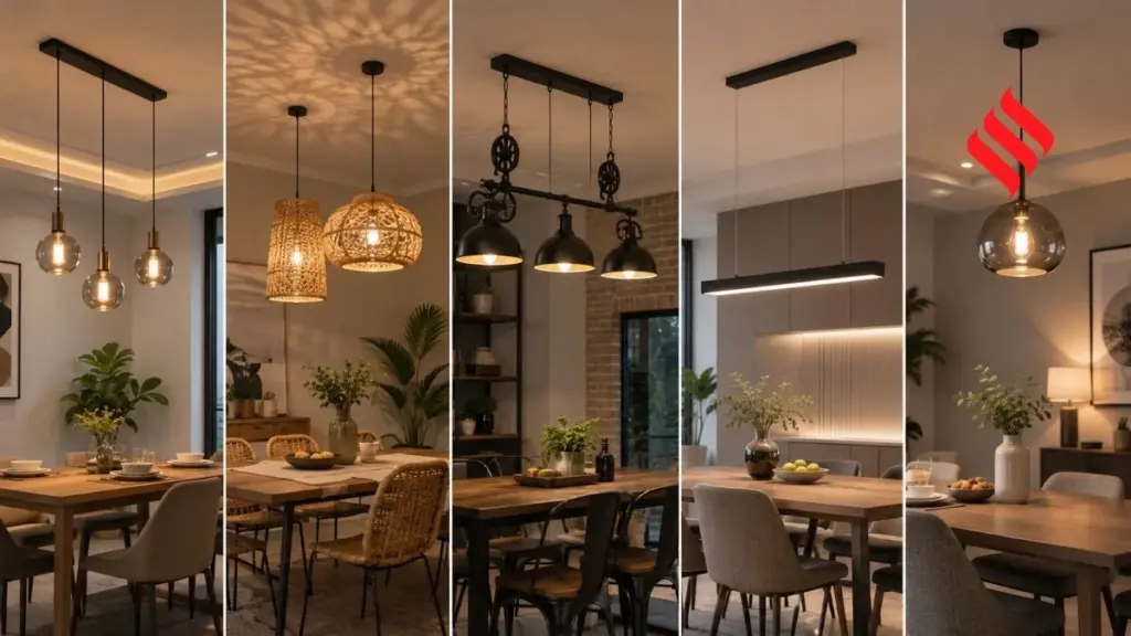 Tu comedor parece apagado: 5 luces colgantes para renovarlo este 2026