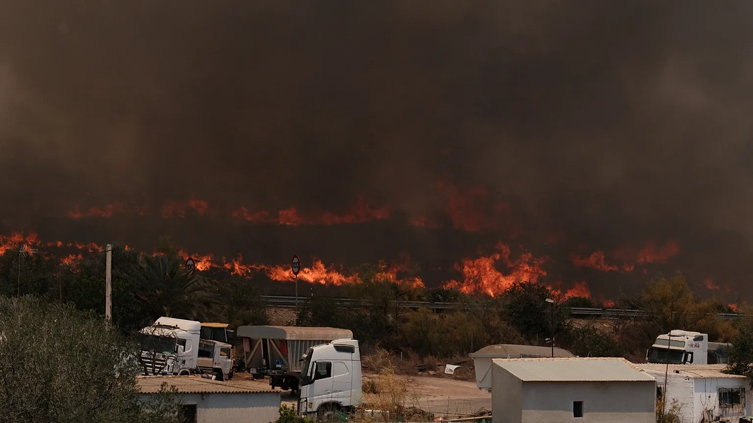 Archive image: fires in Spain, July 2026