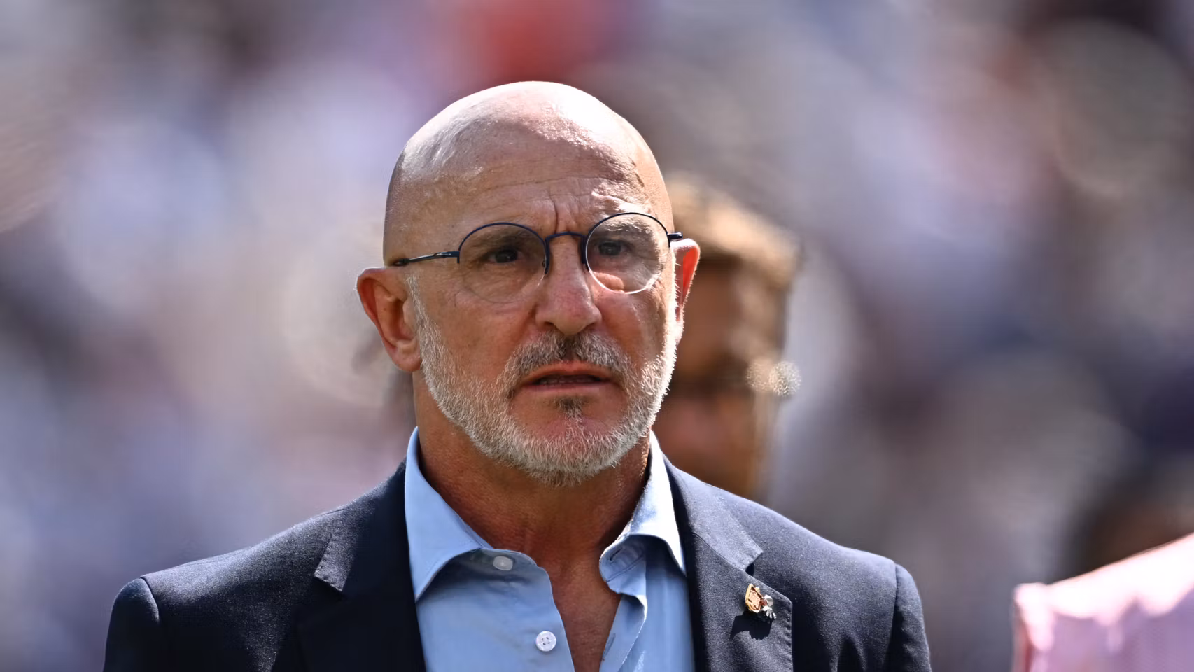 Luis de la Fuente, durante el Mundial 2026.
