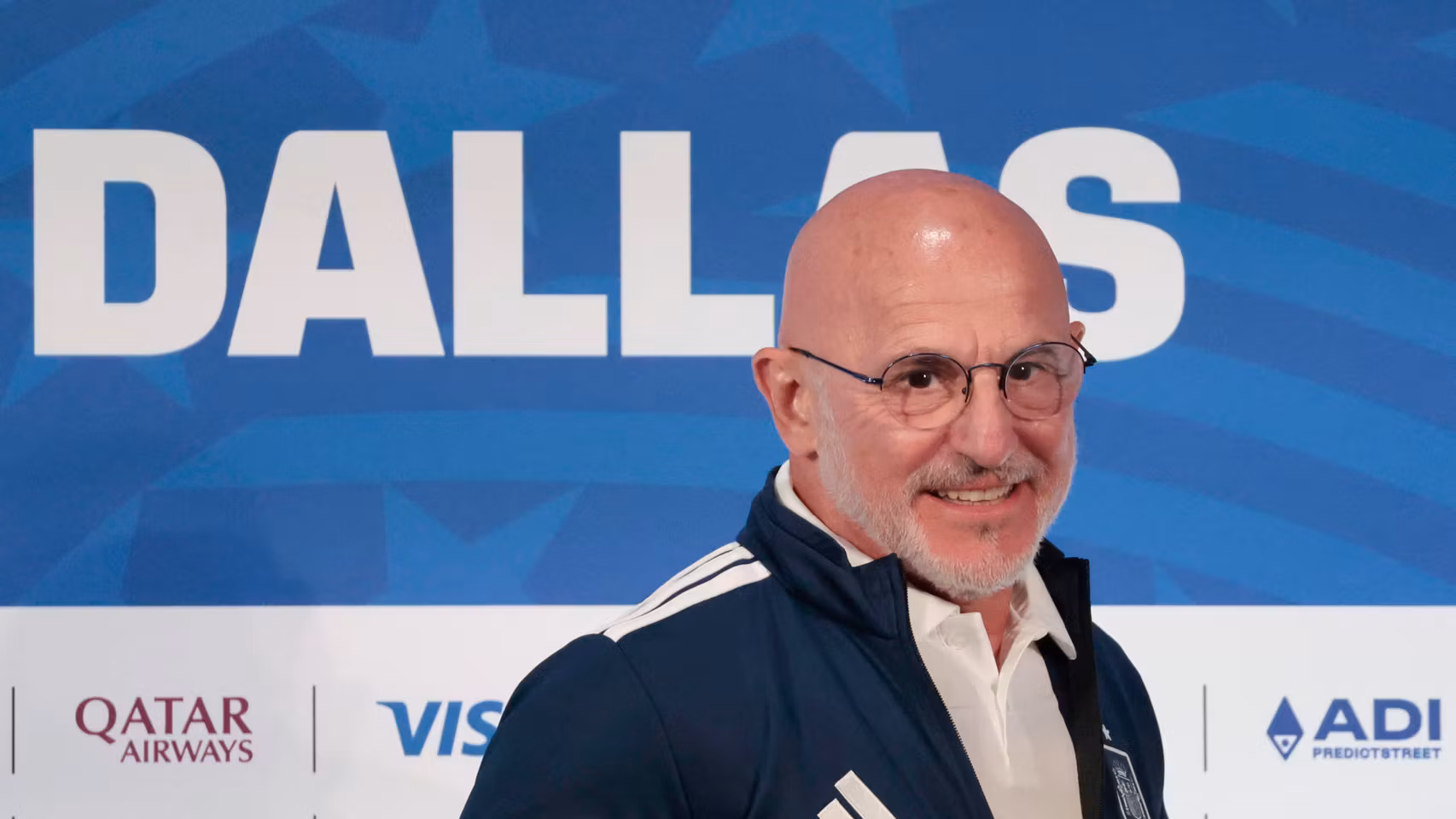 Luis de la Fuente, en rueda de prensa este lunes.
