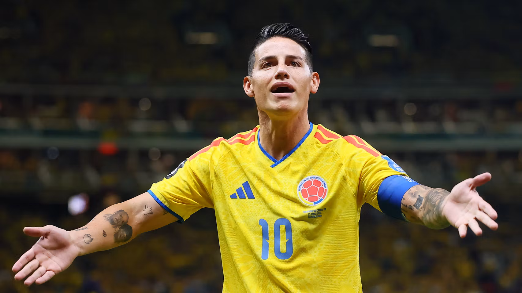 James Rodríguez, en el Mundial.