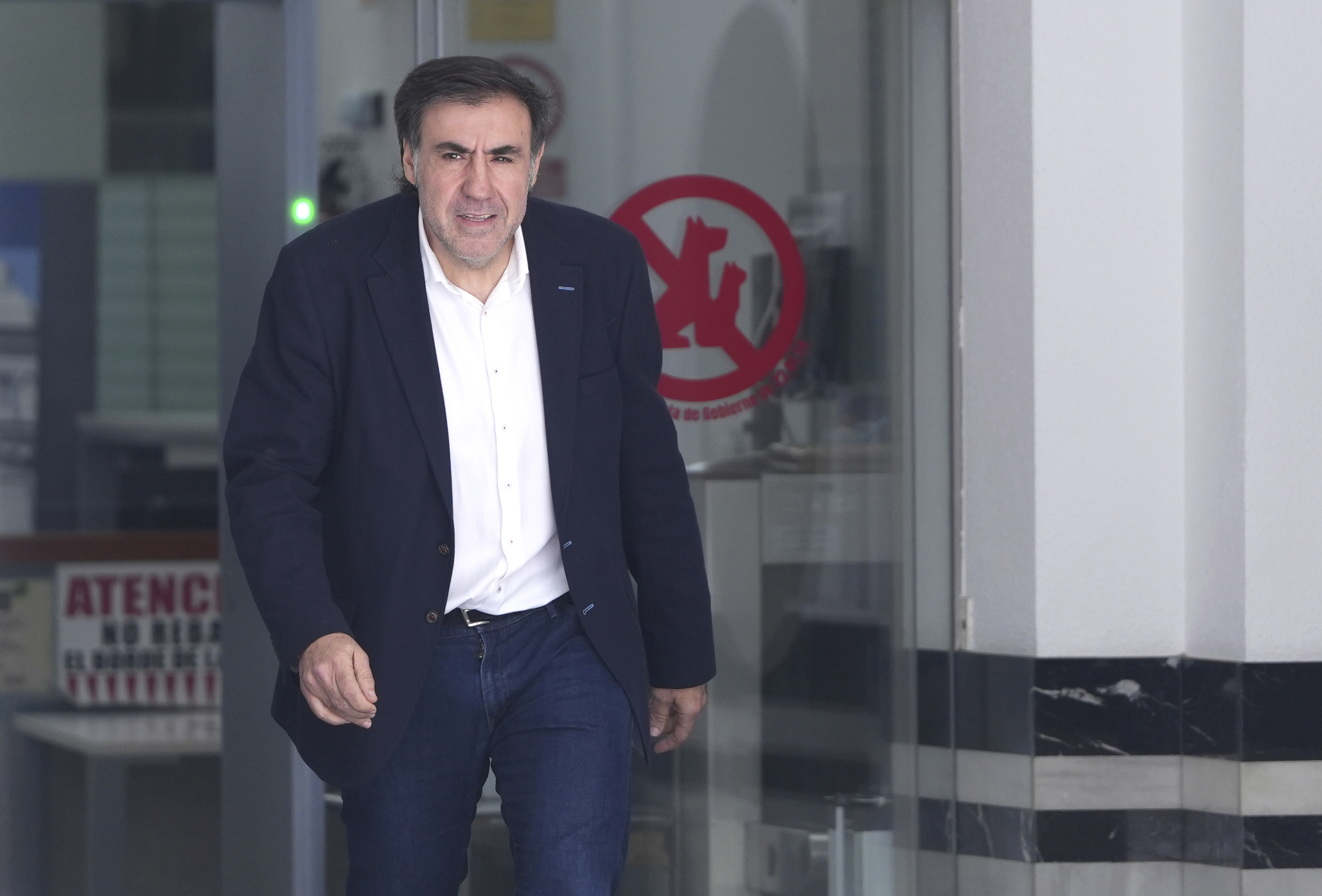 Joseba García, hermano de Koldo García a su salida del Tribunal Supremo tras declarar