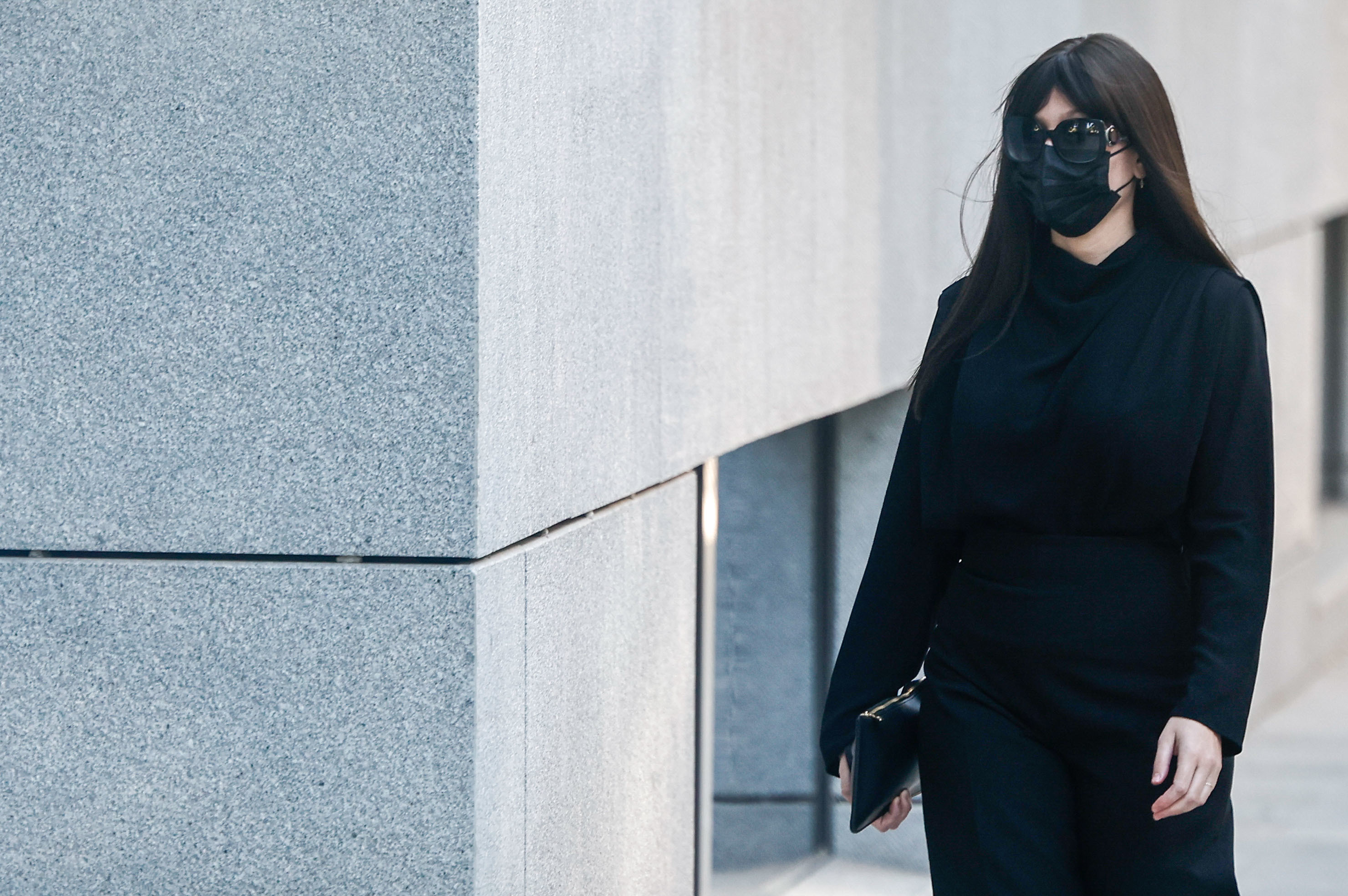 Jésica Rodríguez, a su llegada hoy a la Audiencia Nacional.
